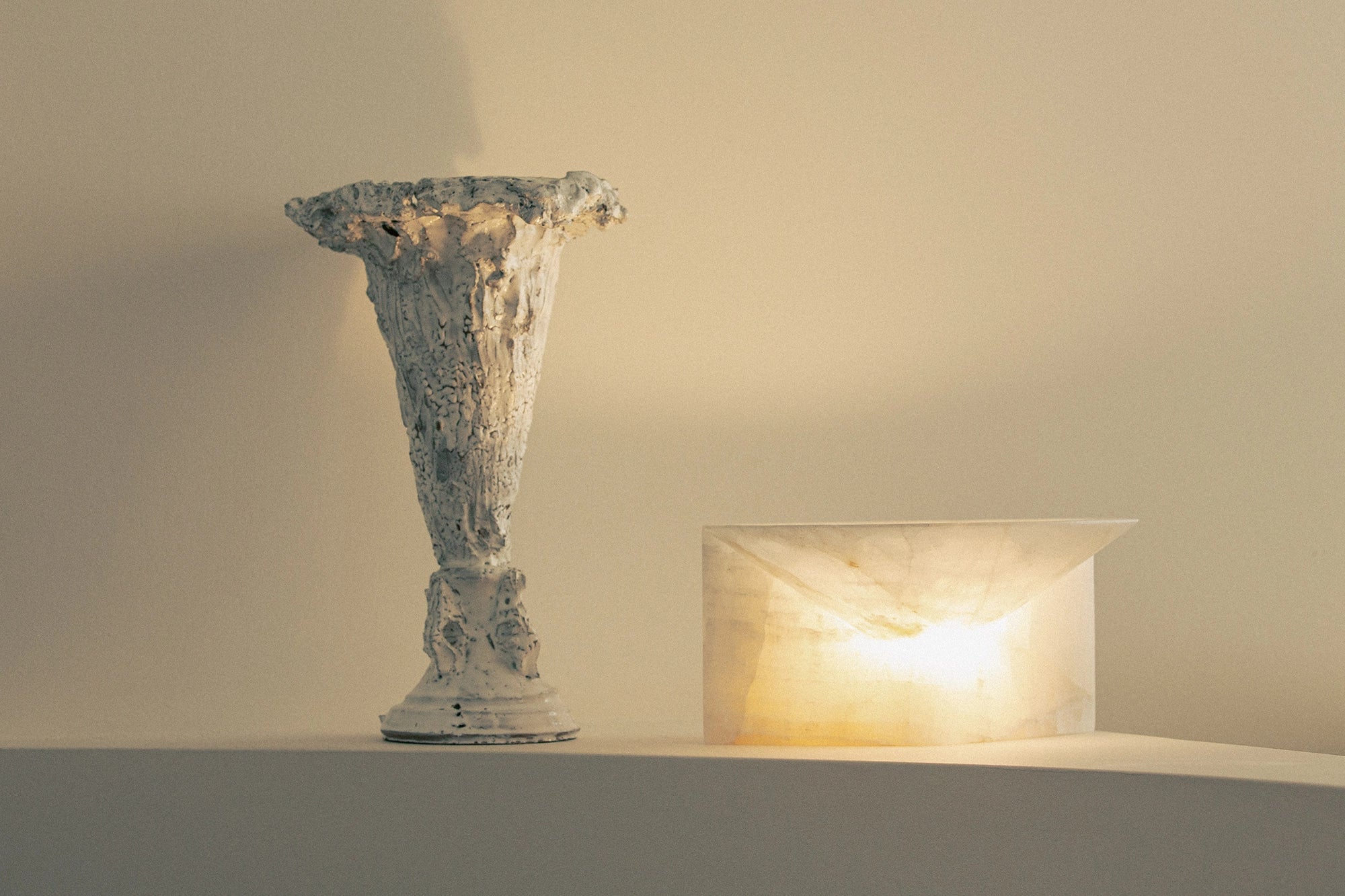 Large Stone Uplight