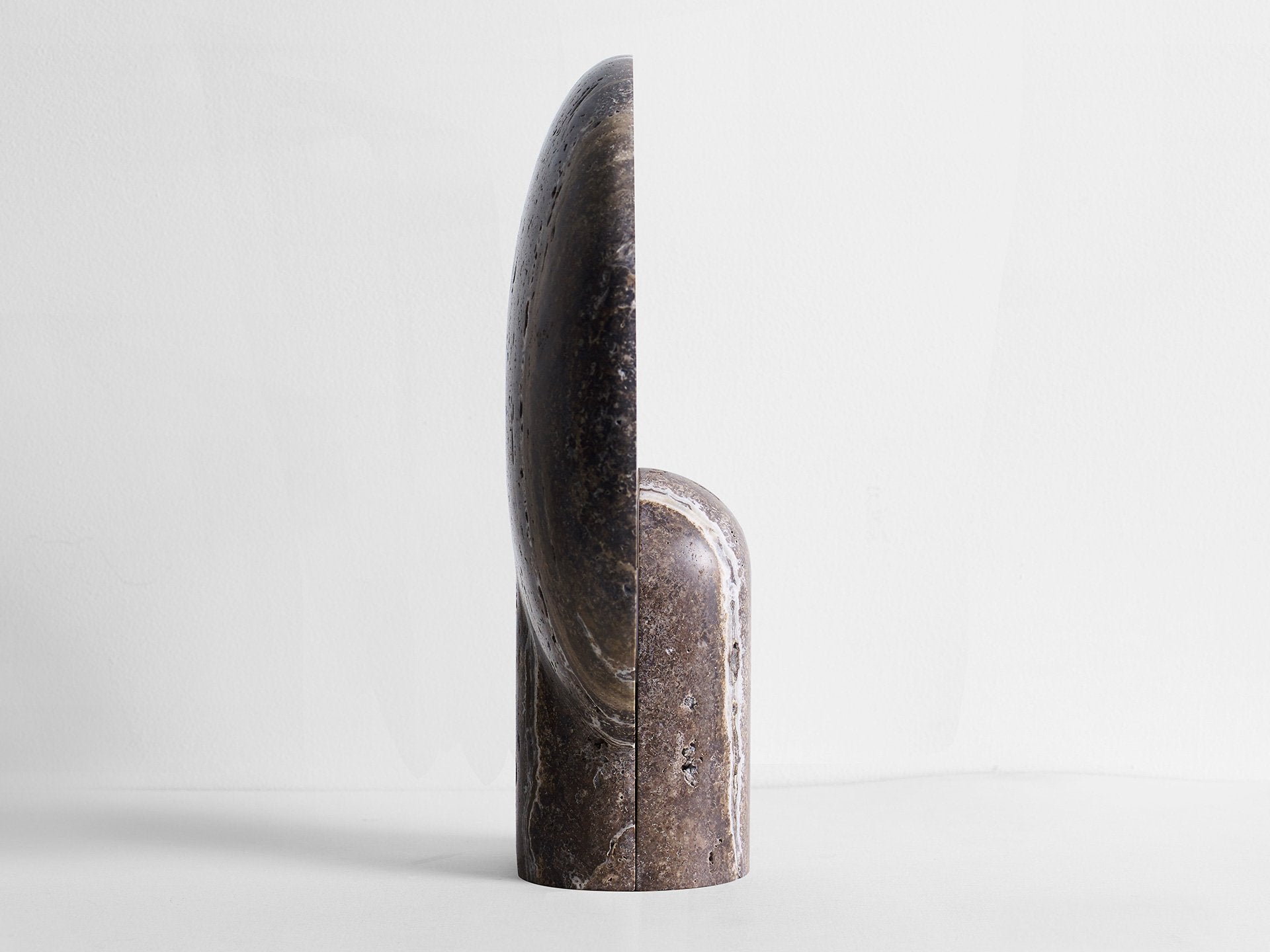 Surface Sconce - Black Travertine