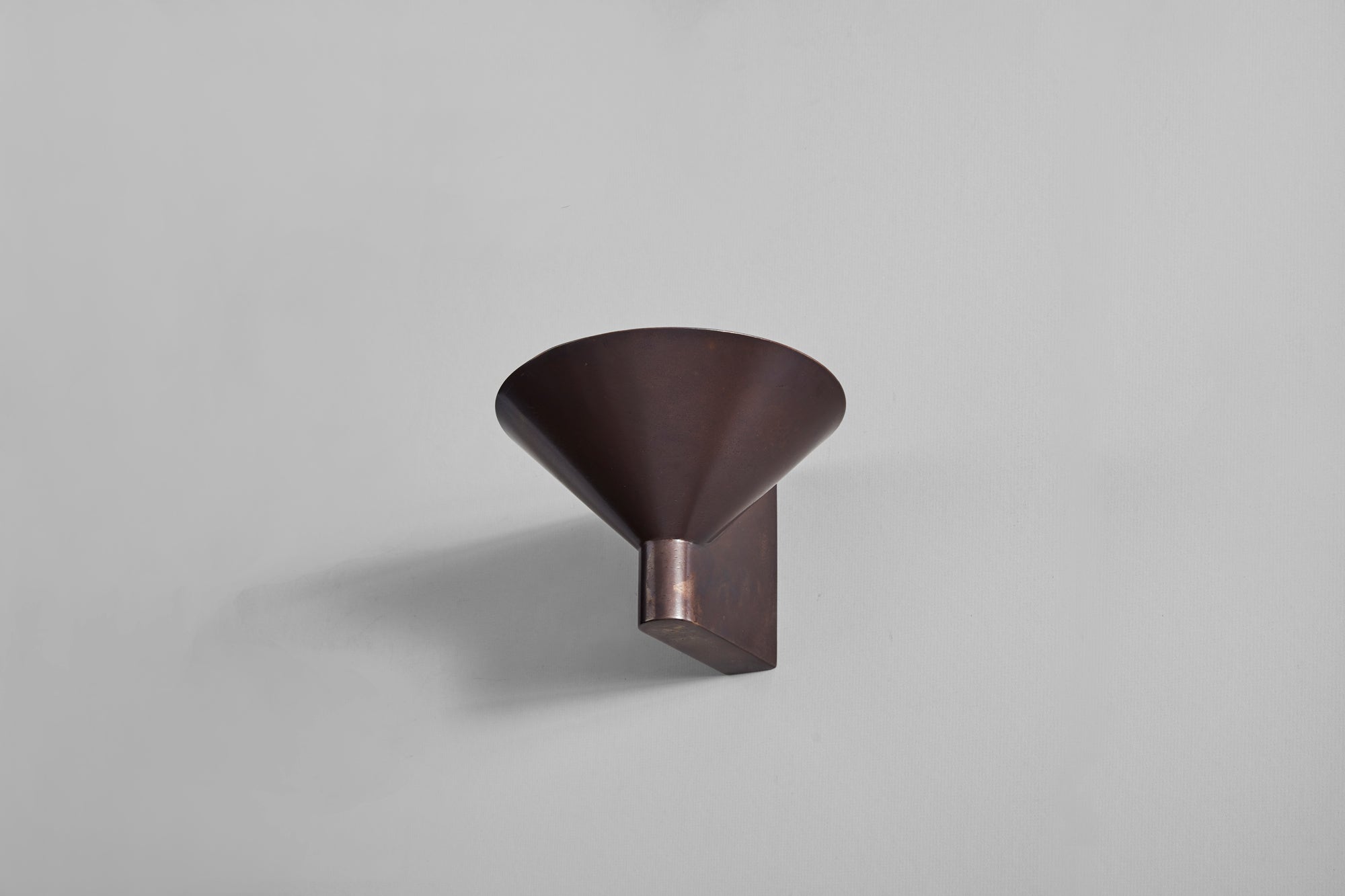 Conical Wall Light - Blackened