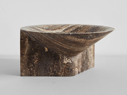 Large Stone Uplight - Travertine